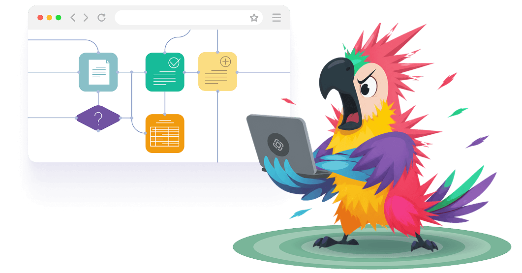 replace-lowcode parrot image