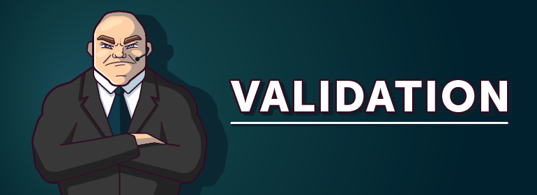 Validated java